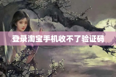 登录淘宝手机收不了验证码